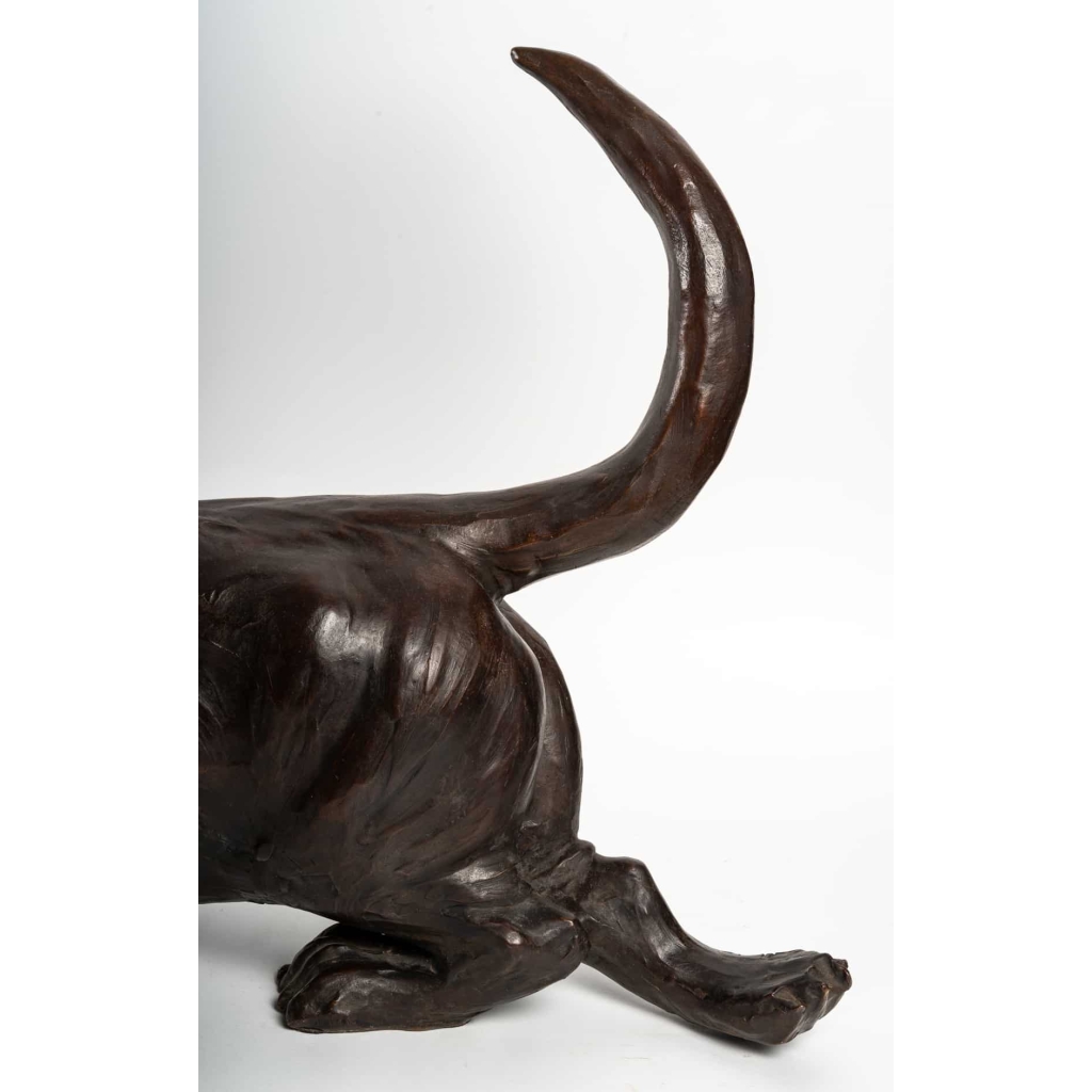 Basset « Cyrano » en bronze de la fonderie Chapon | Biron Basset "Cyrano" en bronze de la fonderie Chapon