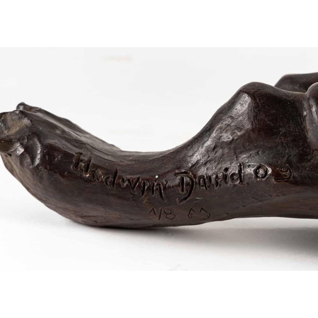 Basset « Cyrano » en bronze de la fonderie Chapon | Biron Basset "Cyrano" en bronze de la fonderie Chapon