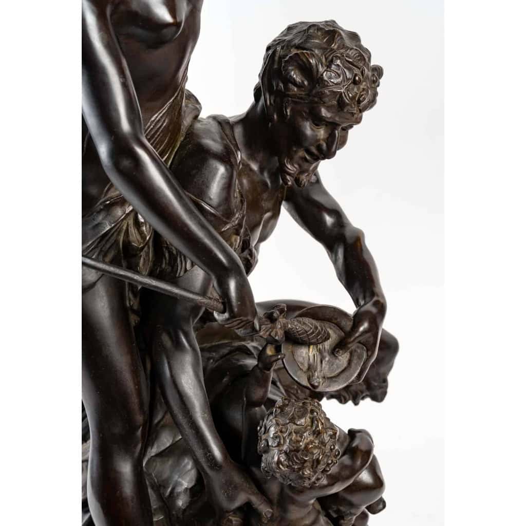 Bronze du XXème siècle dans le goût de Clodion | Biron Bronze du XXème siècle dans le goût de Clodion