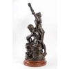 Bronze du XXème siècle dans le goût de Clodion | Biron Bronze du XXème siècle dans le goût de Clodion