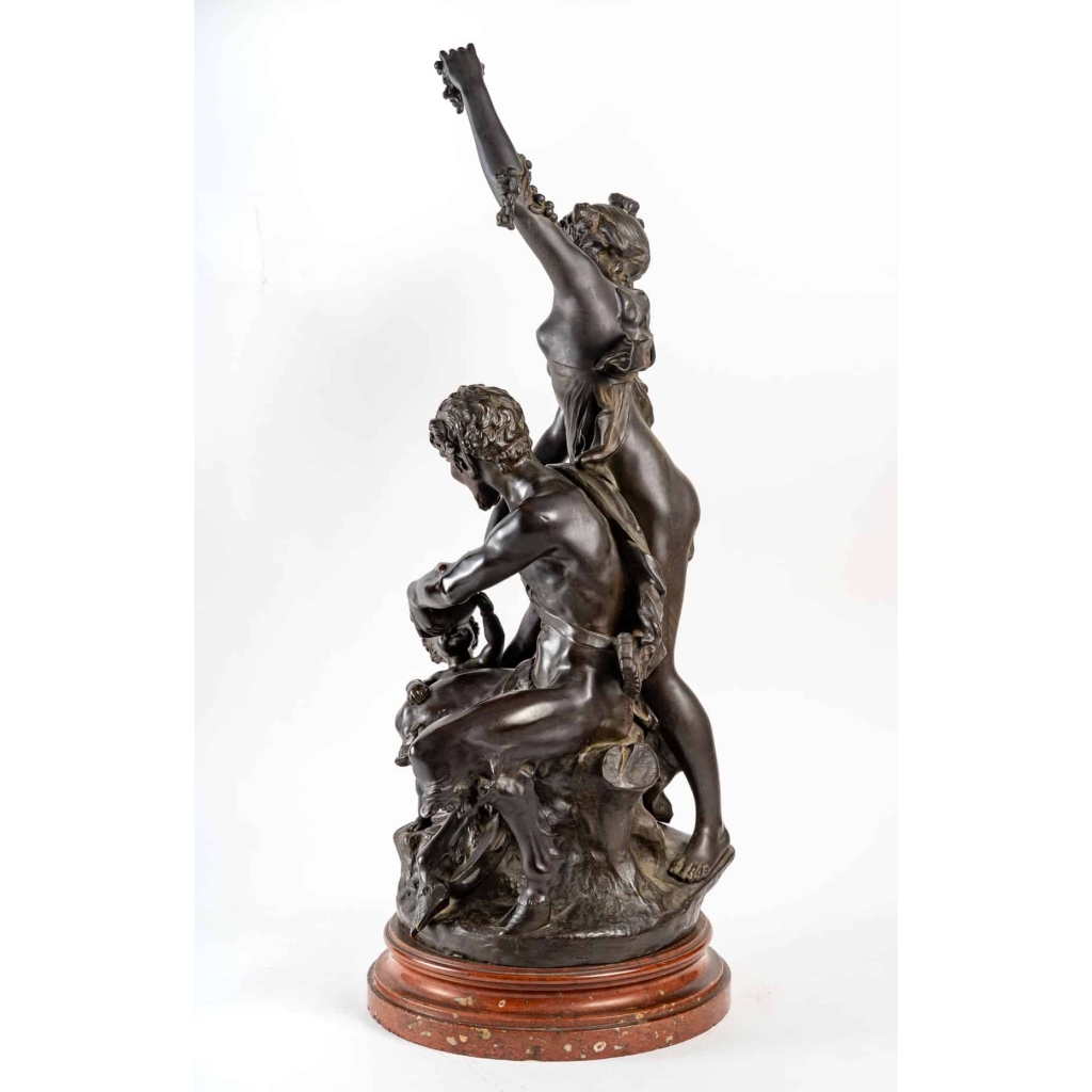 Bronze du XXème siècle dans le goût de Clodion | Biron Bronze du XXème siècle dans le goût de Clodion