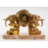 Pendulette de bureau aux éléphants, XXème siècle, Art Nouveau | Biron ||||||||