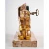Pendulette de bureau aux éléphants, XXème siècle, Art Nouveau | Biron Pendulette de bureau aux éléphants, XXème siècle, Art Nouveau