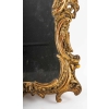 Petit miroir Louis XV en bois doré, époque XVIIIème