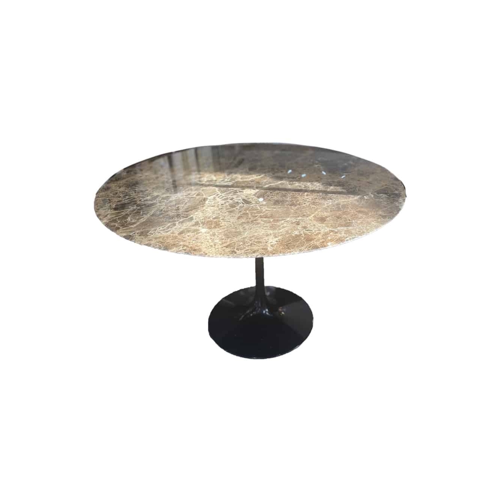 E.SAARINEN & KNOLL : Table Marbre « Emperador » | Biron |||||||||||||