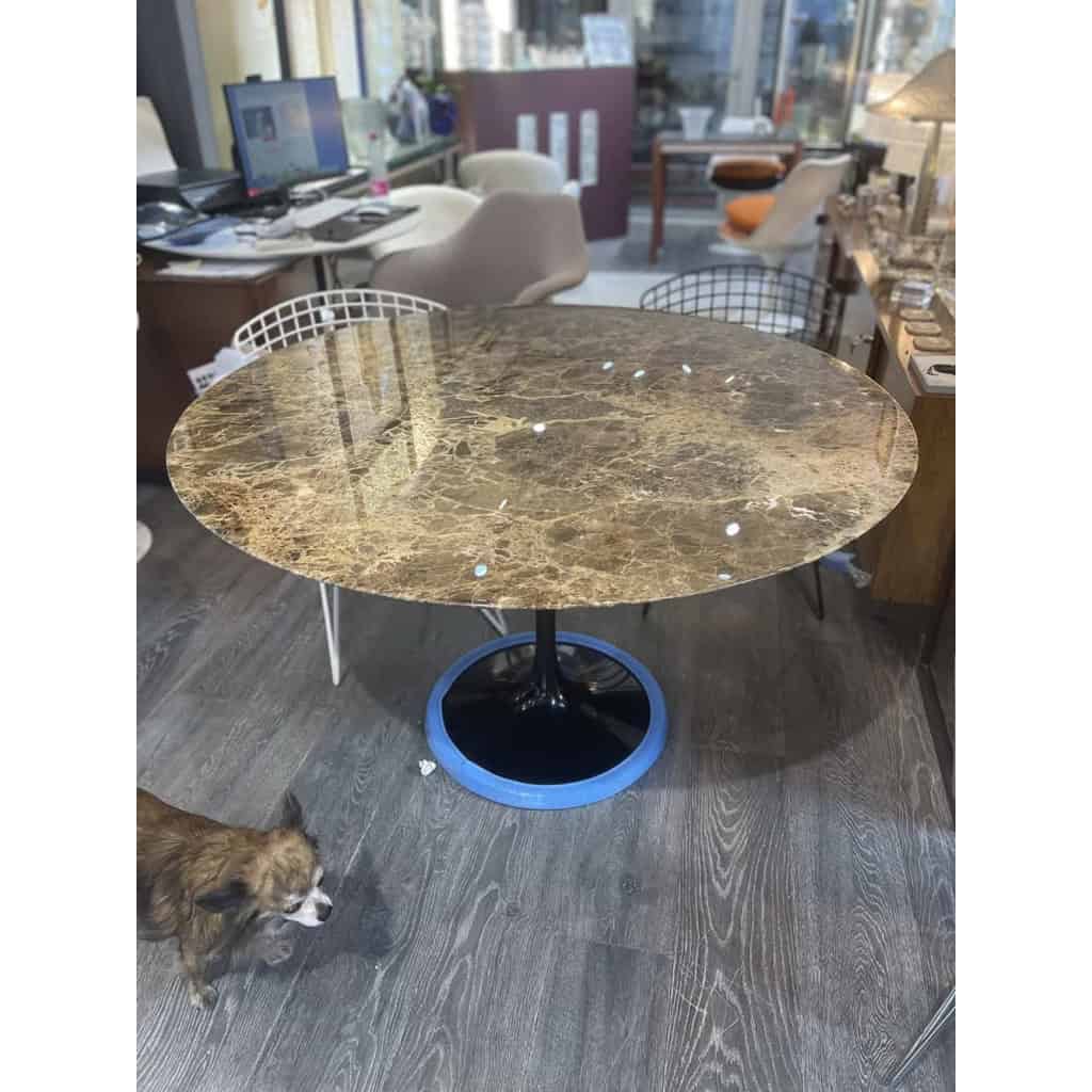 E.SAARINEN & KNOLL : Table Marbre « Emperador » | Biron E.SAARINEN & KNOLL : Table Marbre « Emperador »