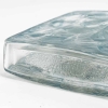 Flacon « Hirondelles » Verre Blanc Patiné Bleu de René LALIQUE | Biron Flacon « Hirondelles » Verre Blanc Patiné Bleu de René LALIQUE
