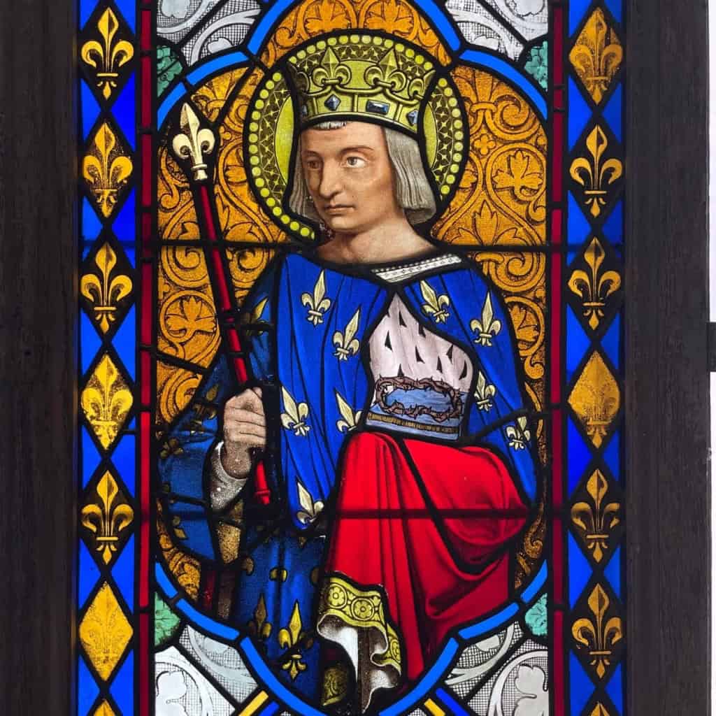 Vitrail Saint Louis | Biron Vitrail Saint Louis