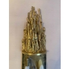 1970′ Paire D’Appliques En Bronze Doré Et Tubes En Verre Par Victor Boeltz Décor Stalagmites et Stalactites H103 cm | Biron 1970′ Paire D’Appliques En Bronze Doré Et Tubes En Verre Par Victor Boeltz Décor Stalagmites et Stalactites H103 cm