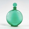 Flacon « Sans Adieu » Verre Vert Emeraude de René LALIQUE pour Worth. | Biron |||||||