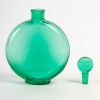 Flacon « Sans Adieu » Verre Vert Emeraude de René LALIQUE pour Worth. | Biron Flacon « Sans Adieu » Verre Vert Emeraude de René LALIQUE pour Worth.