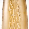 Vase "Quatre Groupes de Lézards" Verre Blanc Patiné Sépia de René LALIQUE