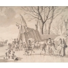 Deux lavis, scènes de patinage, signées Nicolaes Mattijsz Aartman | Biron Deux lavis, scènes de patinage, signées Nicolaes Mattijsz Aartman