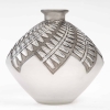 Vase « Montargis » Verre Blanc Patiné Gris de René LALIQUE | Biron |||||||
