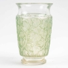 Vase « Deauville » Verre Blanc Patiné Vert de René LALIQUE | Biron ||||||