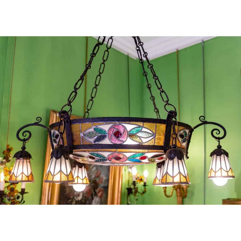 Lustre art déco, 1920 | Biron ||||||