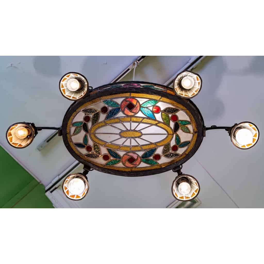 Lustre art déco, 1920 | Biron Lustre art déco, 1920