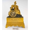 Pendule en bronze doré et patiné d’époque Napoléon III, XIXème siècle | Biron |||||||||