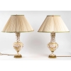 Paire de lampes en porcelaine XIXème | Biron |||||||||||