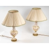 Paire de lampes en porcelaine XIXème | Biron Paire de lampes en porcelaine XIXème