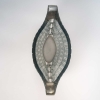 Vase « Jaffa » Verre Blanc Patiné Bleu de René LALIQUE | Biron Vase "Jaffa" Verre Blanc Patiné Bleu de René LALIQUE