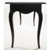 1970 Table Console laque cirée noire « Palace Le Lotti ». | Biron 1970 Table Console laque cirée noire "Palace Le Lotti".
