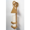 1950 Paire d’Appliques lanterne par Adrien Audoux et Frida Minet | Biron 1950 Paire d'Appliques lanterne par Adrien Audoux et Frida Minet