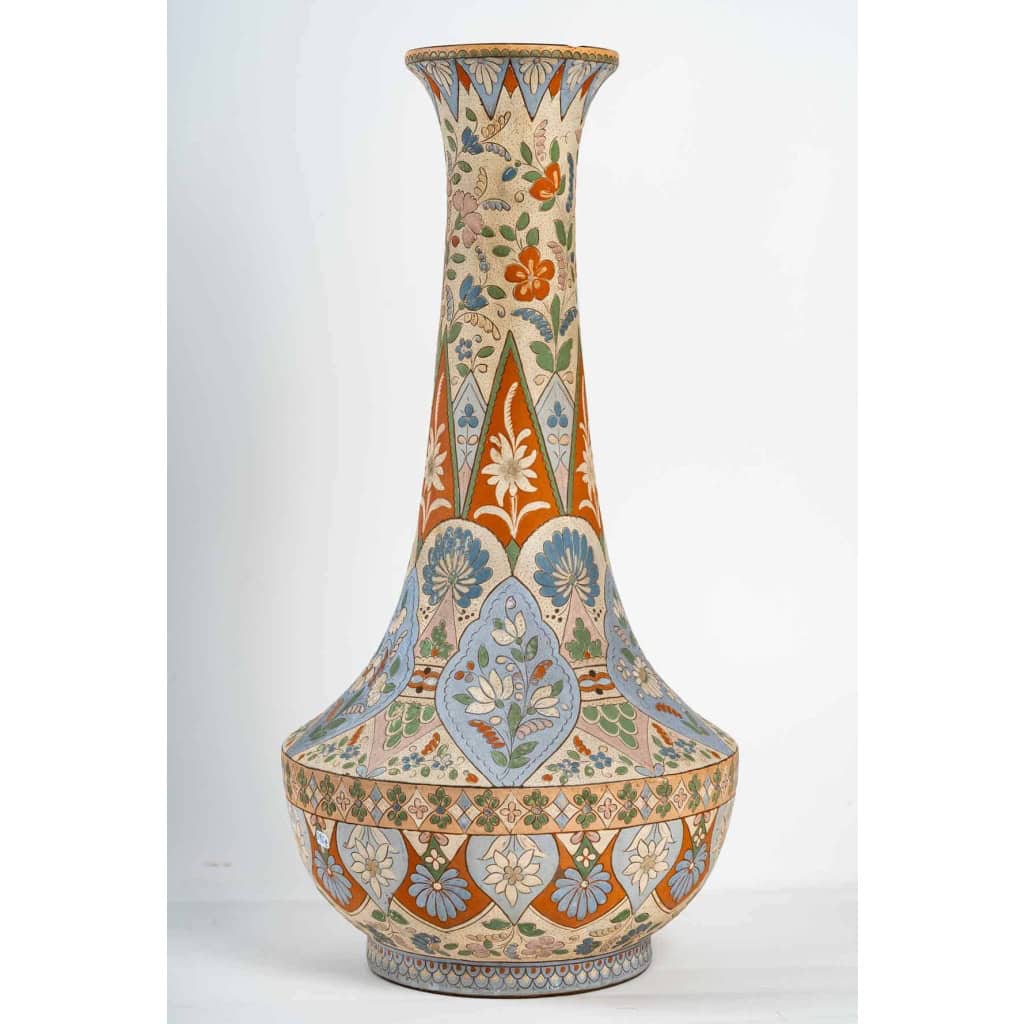Grand vase suisse en faïence de Thoune | Biron ||||