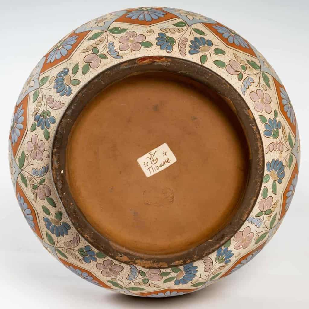 Grand vase suisse en faïence de Thoune | Biron Grand vase suisse en faïence de Thoune