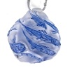 Pendentif « Poissons » Verre Blanc Emaillé Bleu d’origine de René LALIQUE | Biron Pendentif "Poissons" Verre Blanc Emaillé Bleu d'origine de René LALIQUE