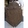 1950′ Miroir Style Véronèse Octogonal Parecloses avec Couronne Haute et Basse | Biron 1950′ Miroir Style Véronèse Octogonal Parecloses avec Couronne Haute et Basse
