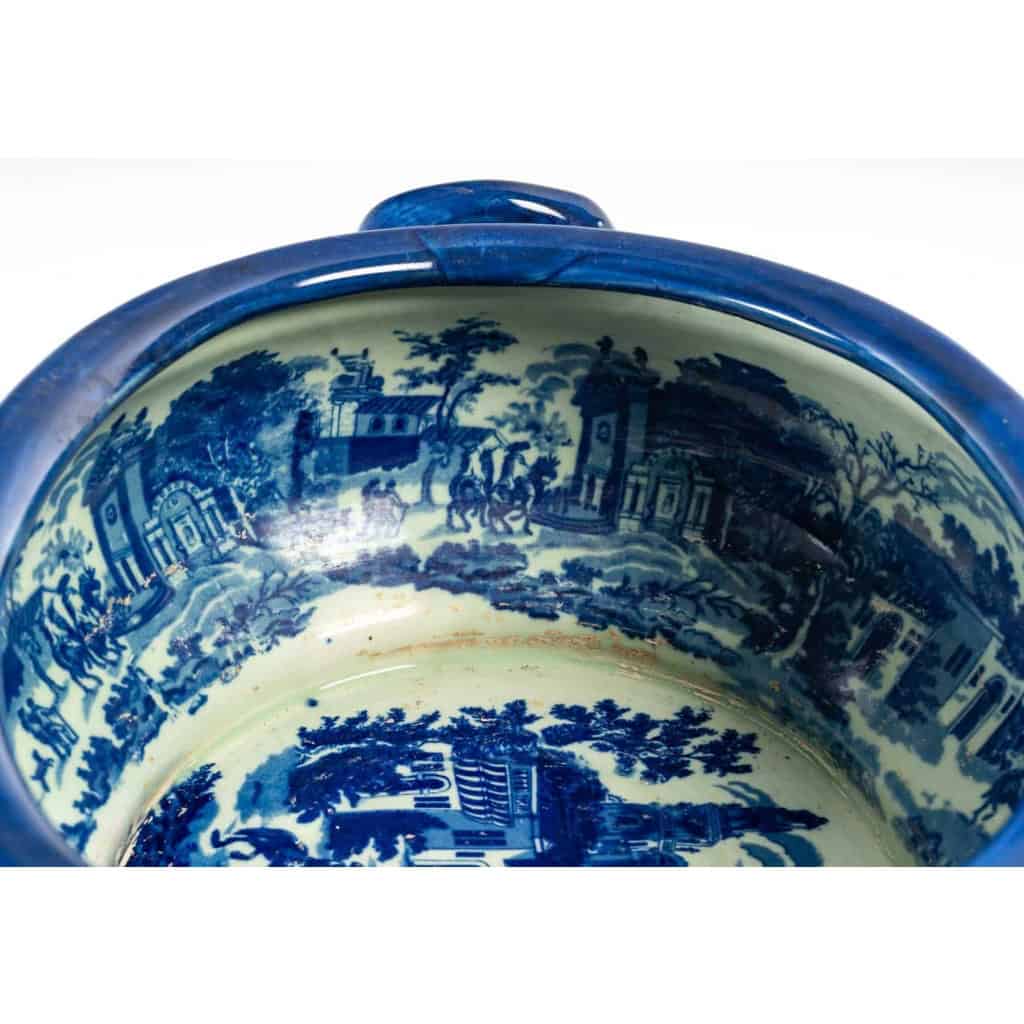 Grande jardinière en porcelaine anglaise | Biron Grande jardinière en porcelaine anglaise