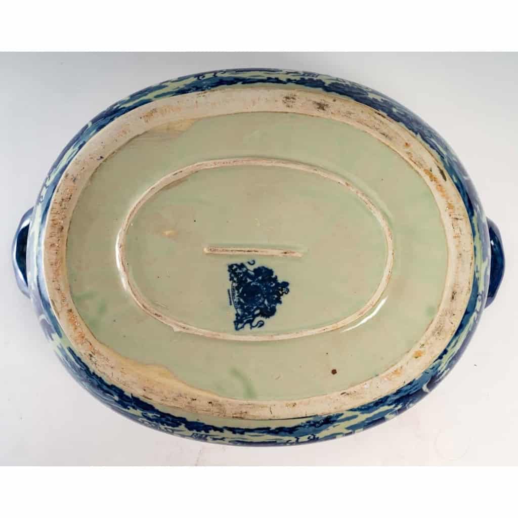 Grande jardinière en porcelaine anglaise | Biron Grande jardinière en porcelaine anglaise