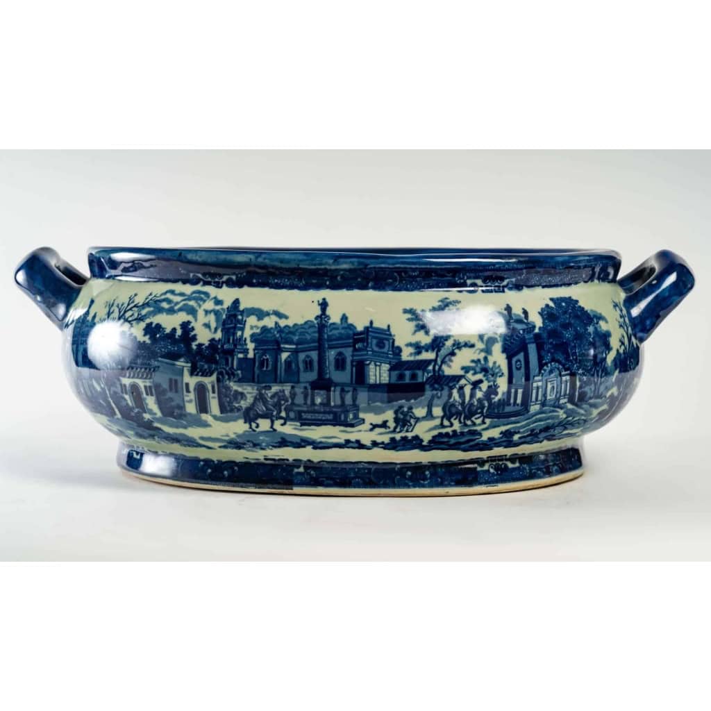 Grande jardinière en porcelaine anglaise | Biron Grande jardinière en porcelaine anglaise