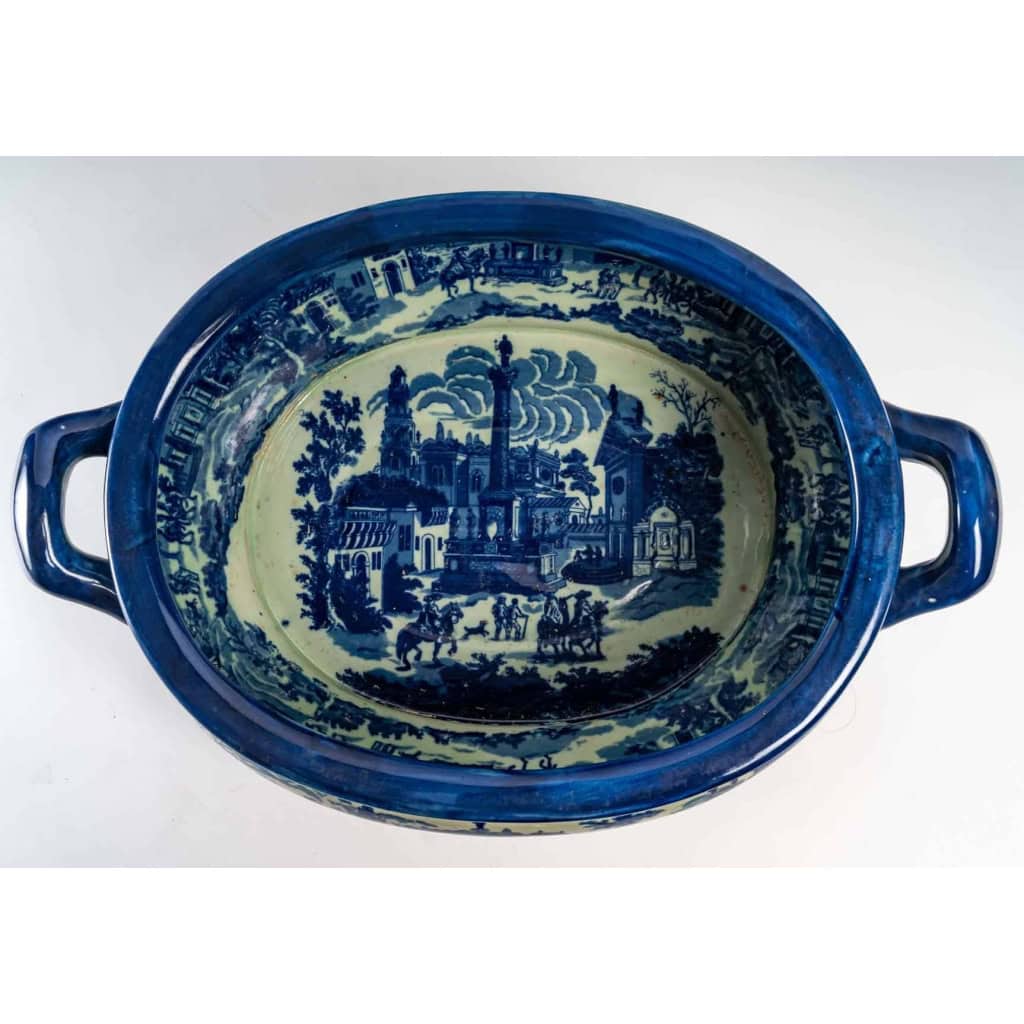 Grande jardinière en porcelaine anglaise | Biron Grande jardinière en porcelaine anglaise