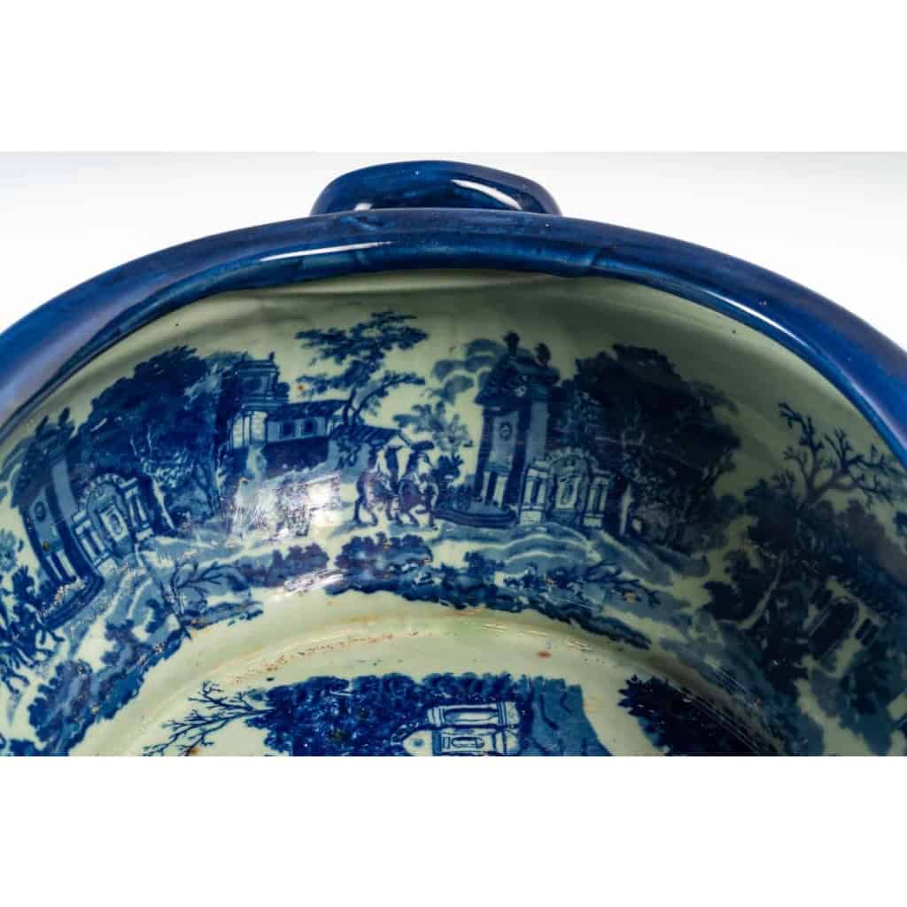 Grande jardinière en porcelaine anglaise | Biron Grande jardinière en porcelaine anglaise