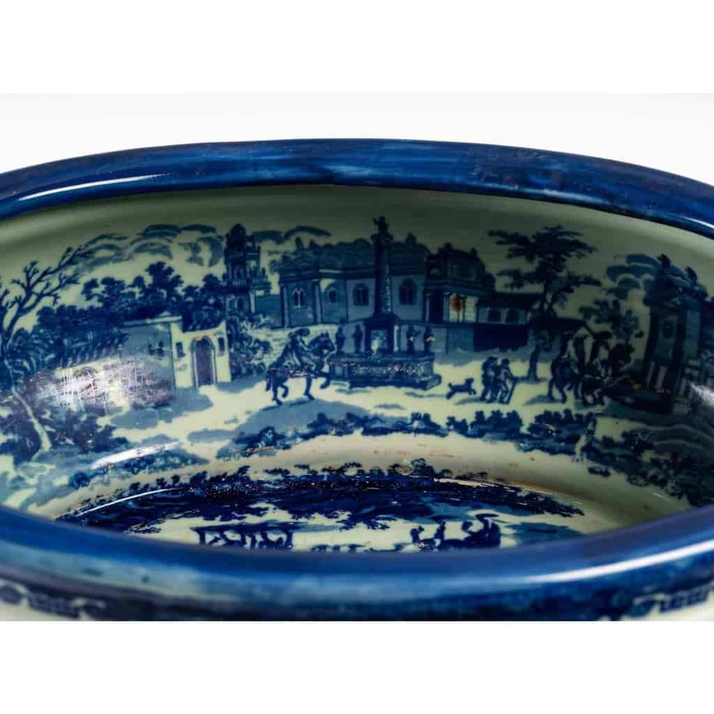 Grande jardinière en porcelaine anglaise | Biron Grande jardinière en porcelaine anglaise