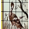 Vitrail vitraux aux échassiers | Biron Vitrail vitraux aux échassiers