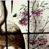 Vitrail vitraux aux échassiers | Biron Vitrail vitraux aux échassiers