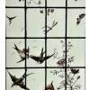 Vitrail vitraux aux échassiers | Biron Vitrail vitraux aux échassiers