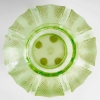Vase "Biskra" Verre Vert Clair Patiné Gris de René LALIQUE