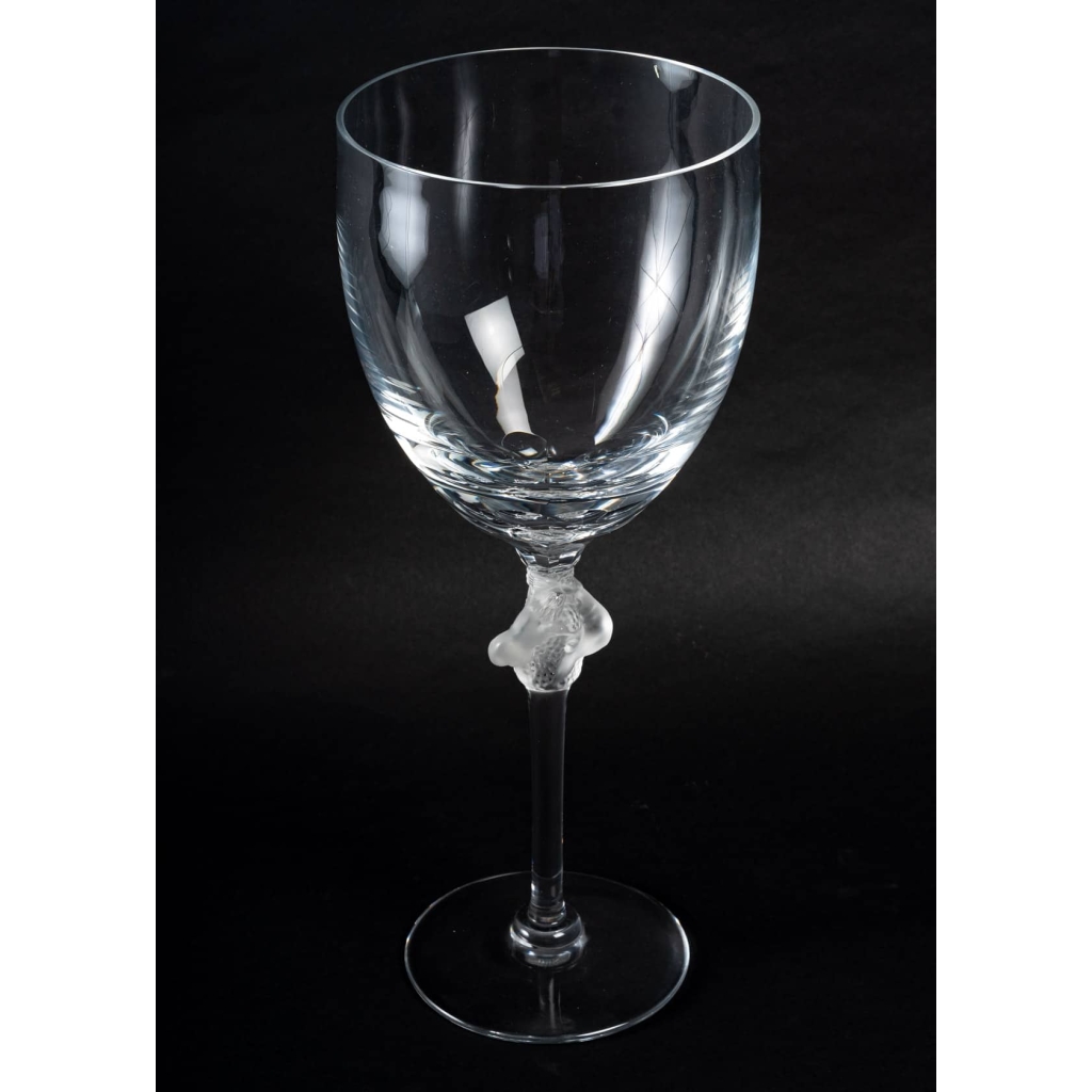 Lalique Grand Vase modèle "Roxane"