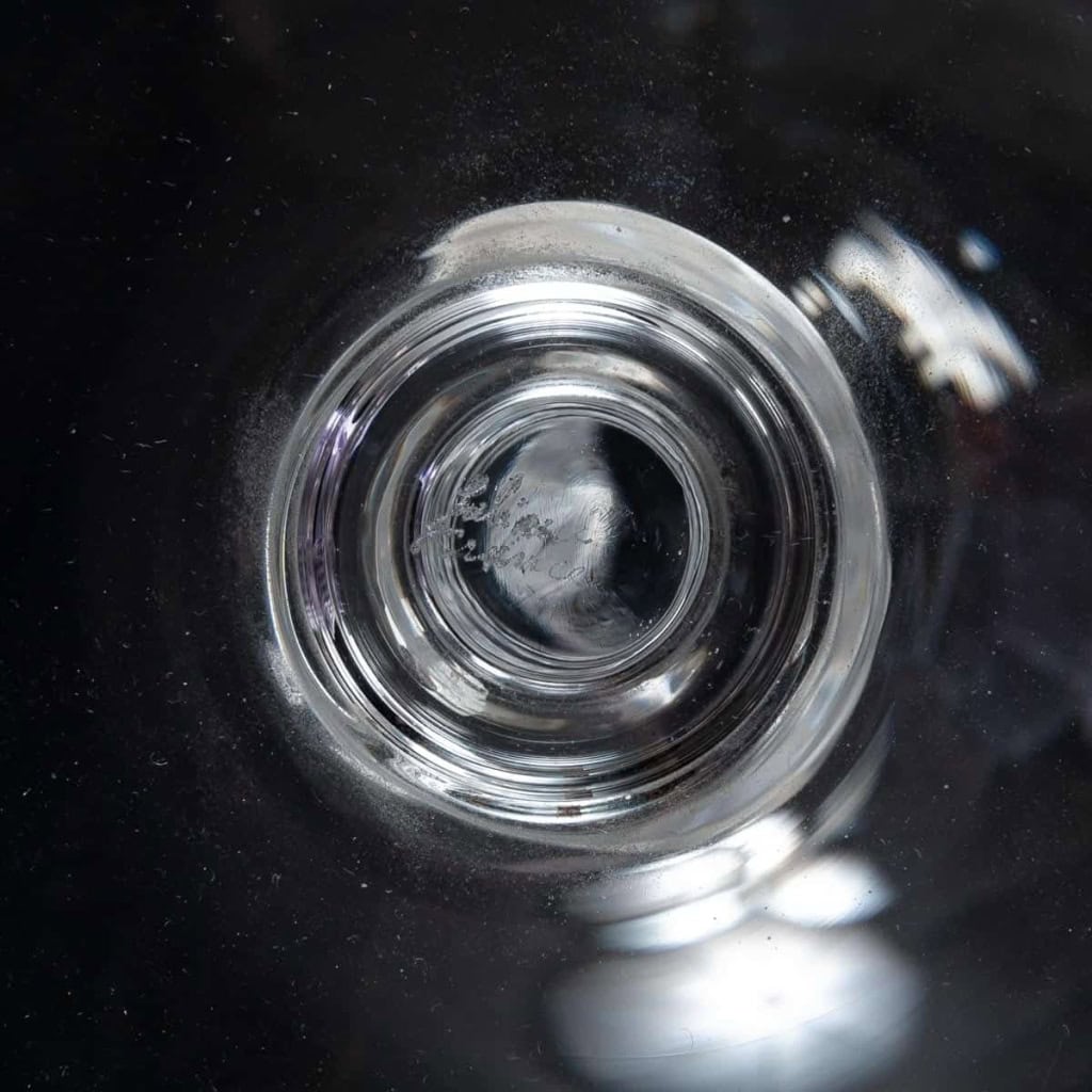Lalique Grand Vase modèle "Roxane"