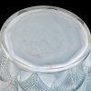 Vase "Herblay" Verre Opalescent Patiné Bleu de René LALIQUE