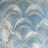 Vase "Herblay" Verre Opalescent Patiné Bleu de René LALIQUE
