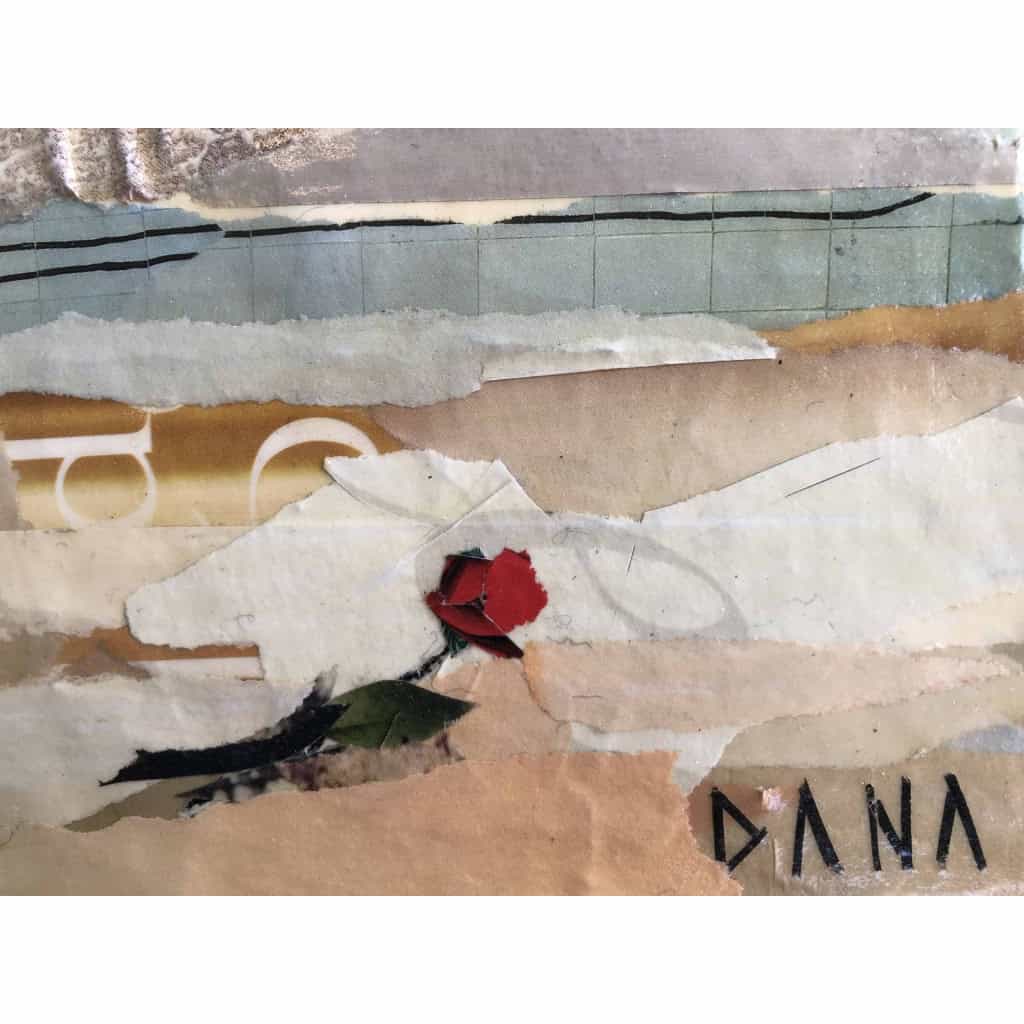 DANA André-Didier Souvenir de Paris Collages sur toile signée | Biron DANA André-Didier Souvenir de Paris Collages sur toile signée