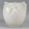 Vase « Perruches » Cristal à Cire Perdue de LALIQUE FRANCE d’après René LALIQUE | Biron ||||||||||