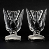 Paire de Serre-Livres « Hirondelles B » Verre Blanc de René LALIQUE | Biron Paire de Serre-Livres "Hirondelles B" Verre Blanc de René LALIQUE