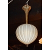 1950/70′ Lustre Cristal Murano Inclusions d’Or Forme Ananas par Barovier & Toso | Biron 1950/70′ Lustre Cristal Murano Inclusions d’Or Forme Ananas par Barovier & Toso