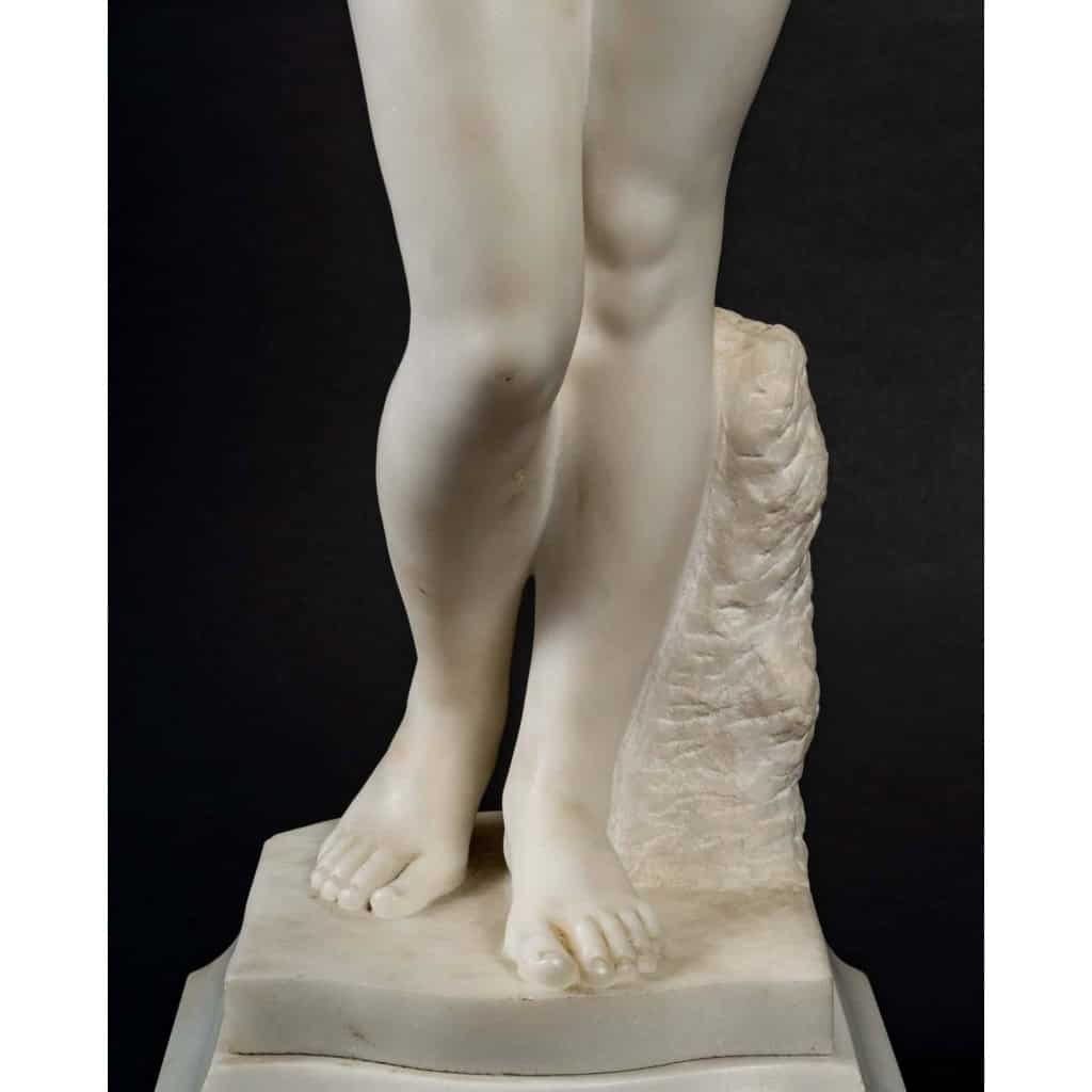 Femme nue en marbre, art nouveau, 1900 | Biron Femme nue en marbre, art nouveau, 1900